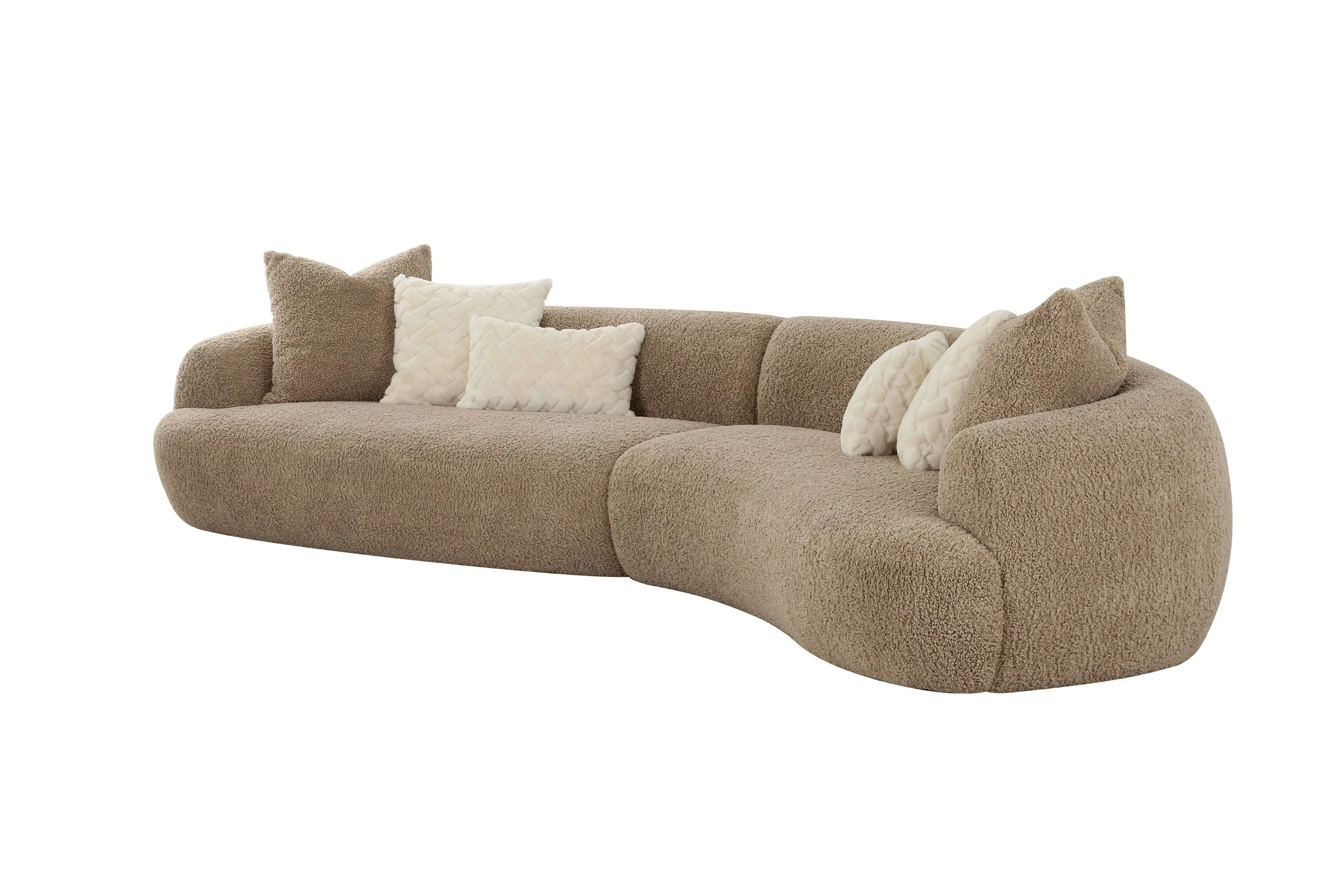 Divani Casa Trevor - Modern Curved Sectional - Image 4