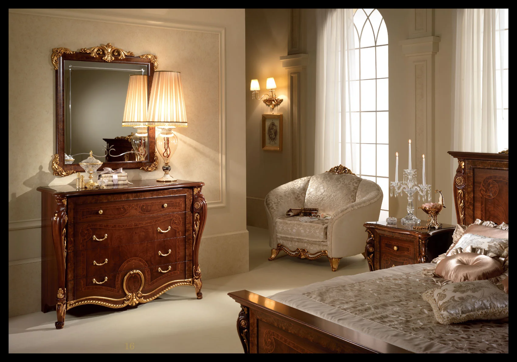Donatello Classic Bedroom Collection - Made in Italy - Image 3