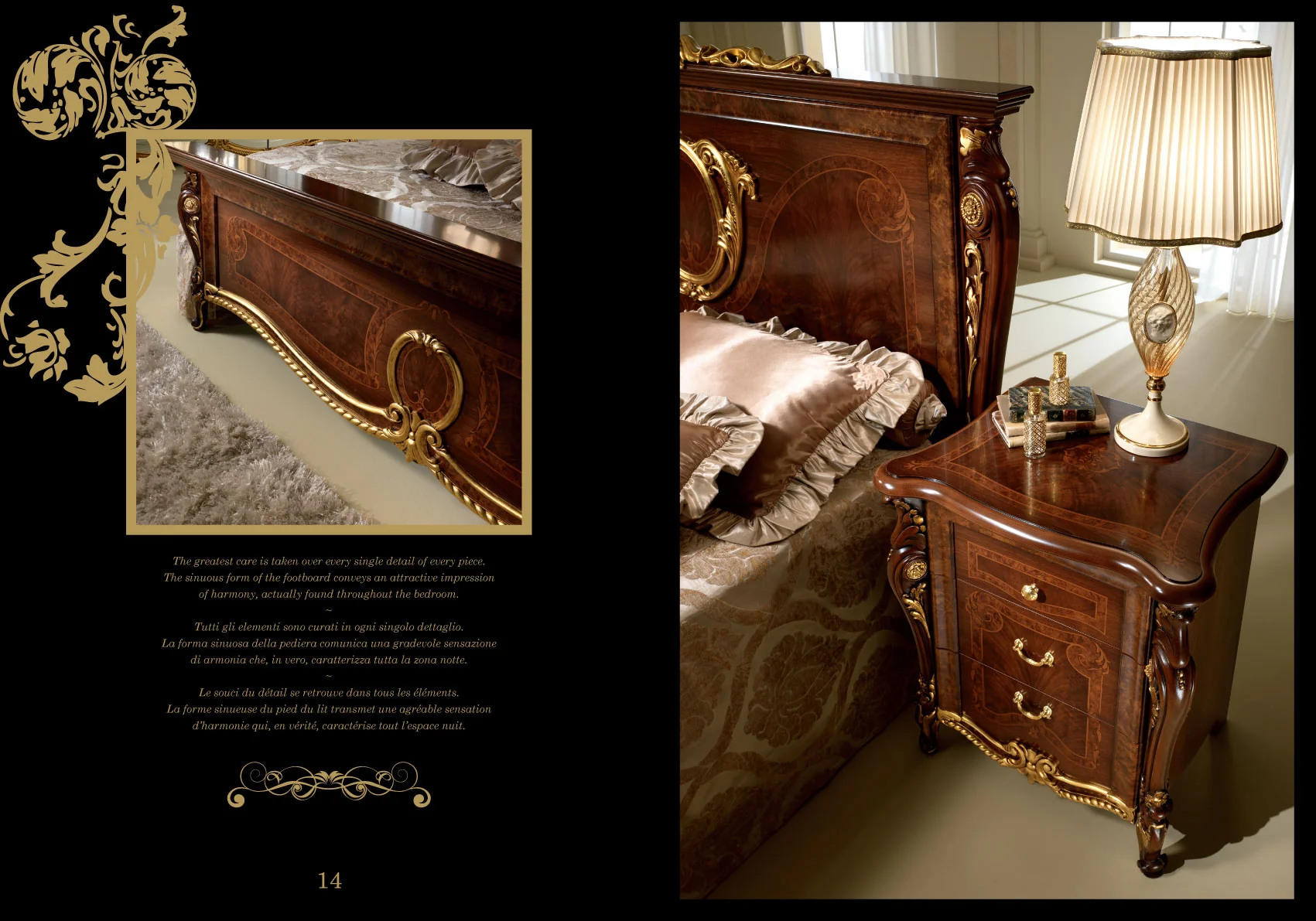 Donatello Classic Bedroom Collection - Made in Italy - Image 6