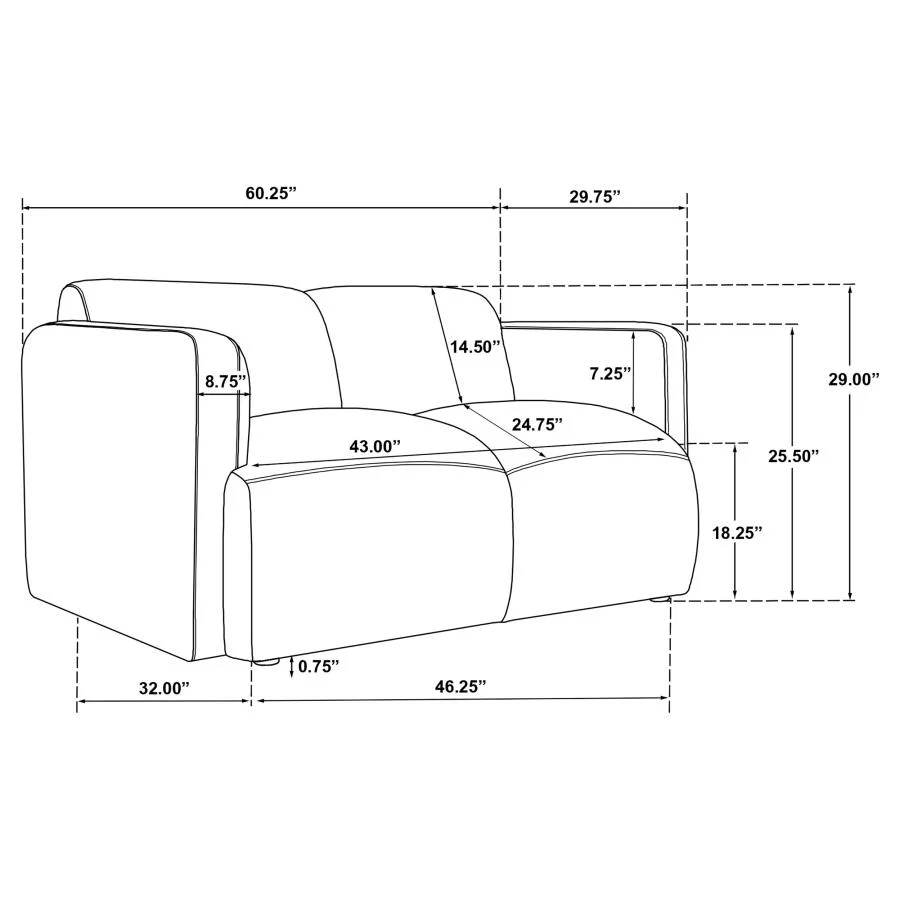 Dorset 2 Pc Upholstered Sofa Collection - Image 15