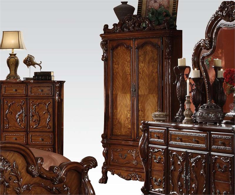 Dresden Bedroom Furniture Acme 12140- Cherry Oak Finish - Image 3
