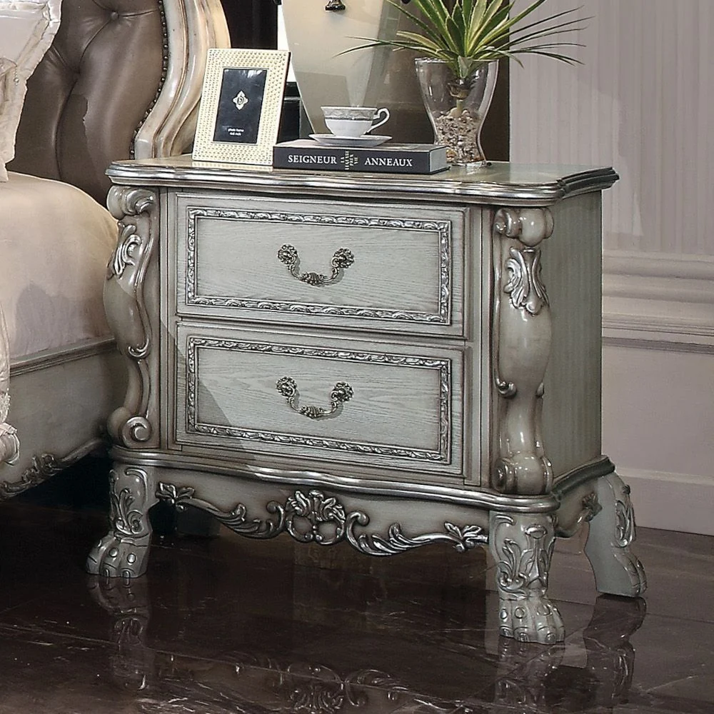 Dresden Bone White Nightstand 28173 - Image 2