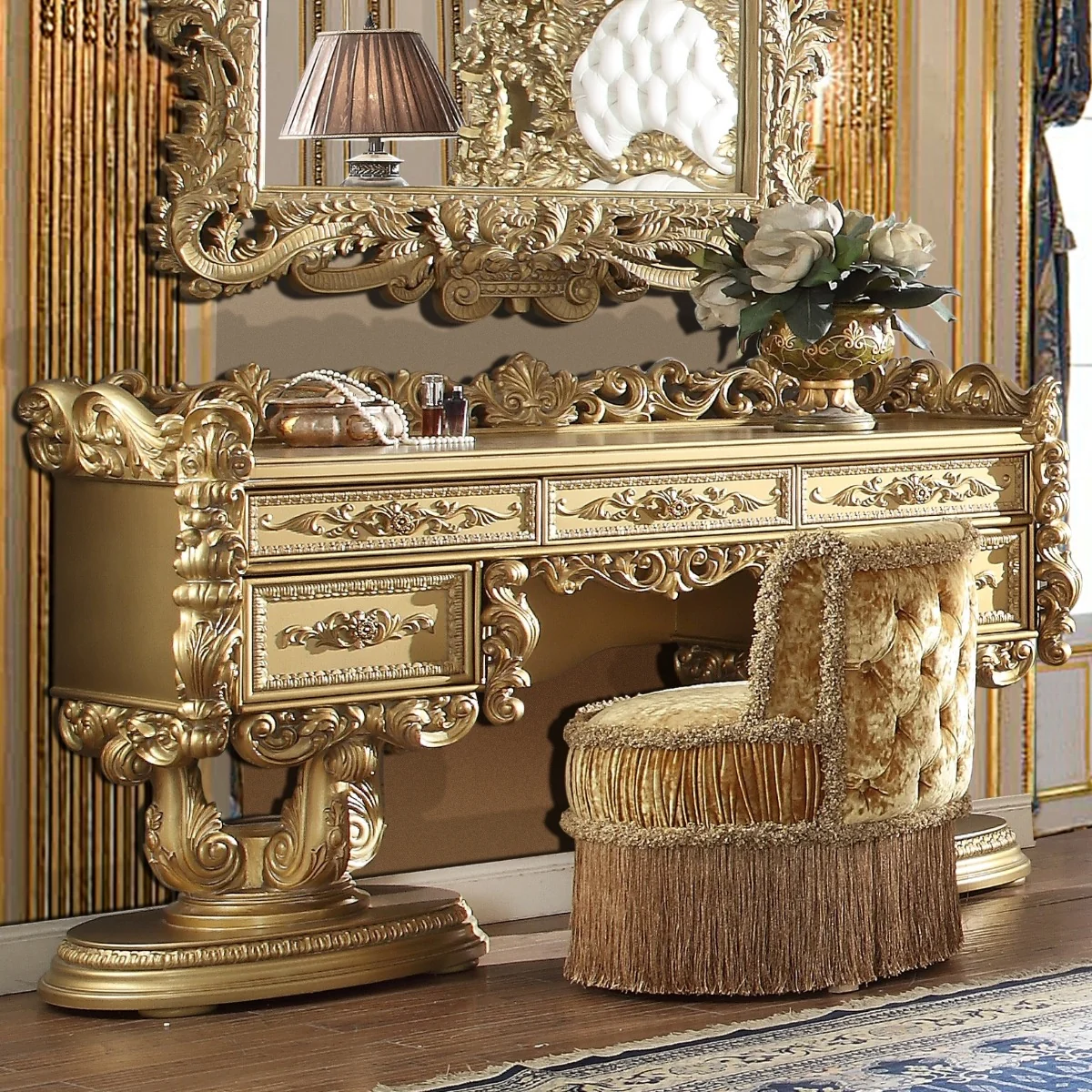 Homey Design HD-8086 Vanity  Dresser