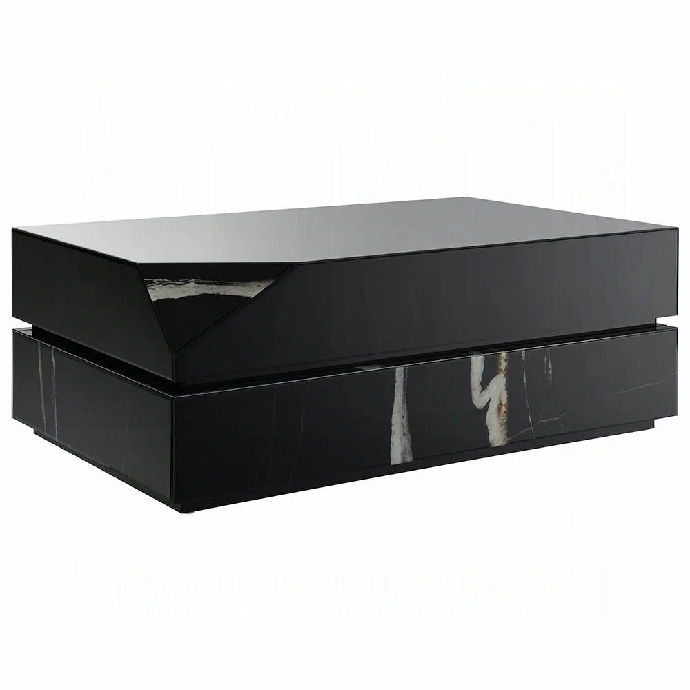 Drisana LV03865 Black Marble Occasional Tables - Image 3