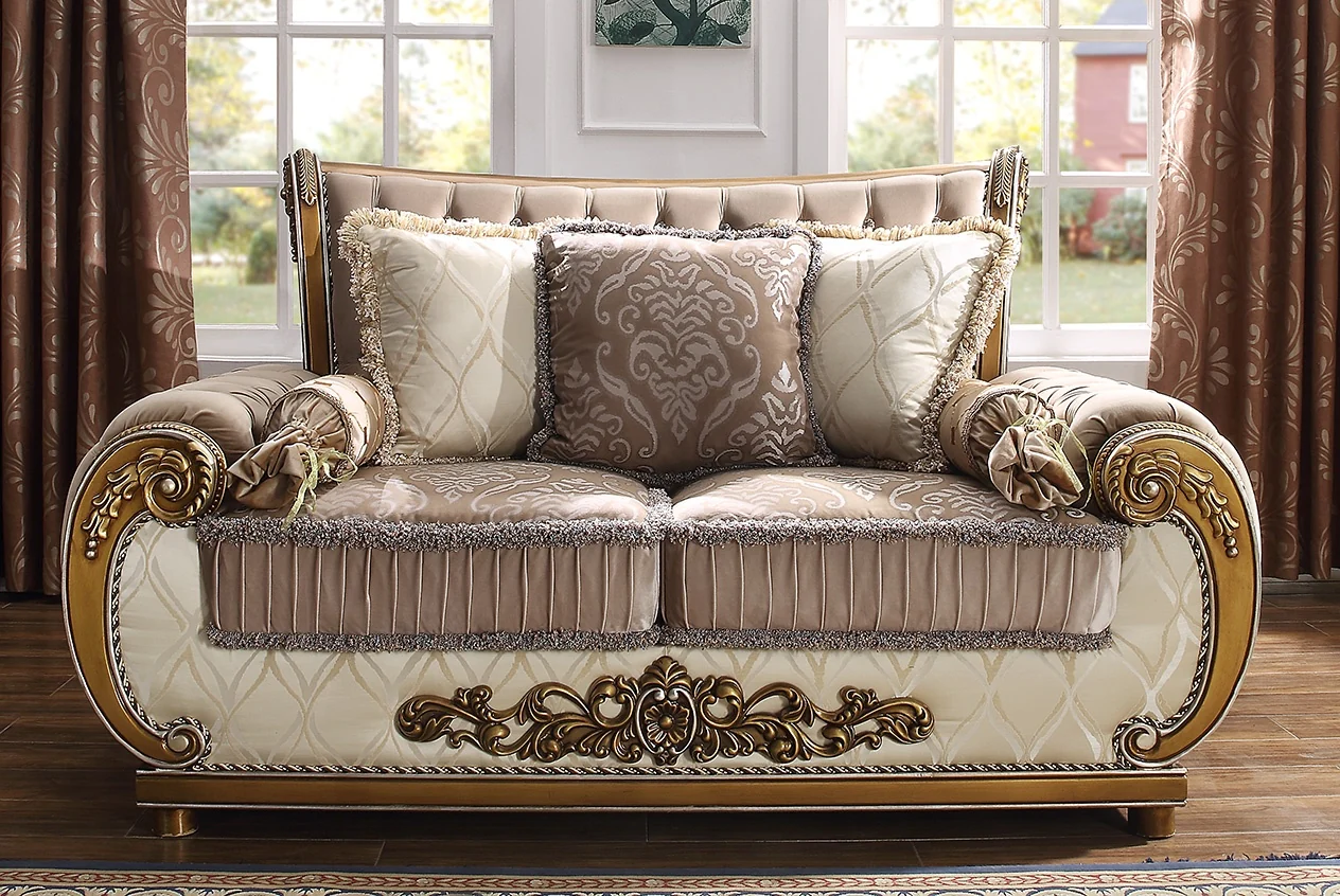 Homey Design HD-25 Perfect Brown Sofa Collection - Image 3