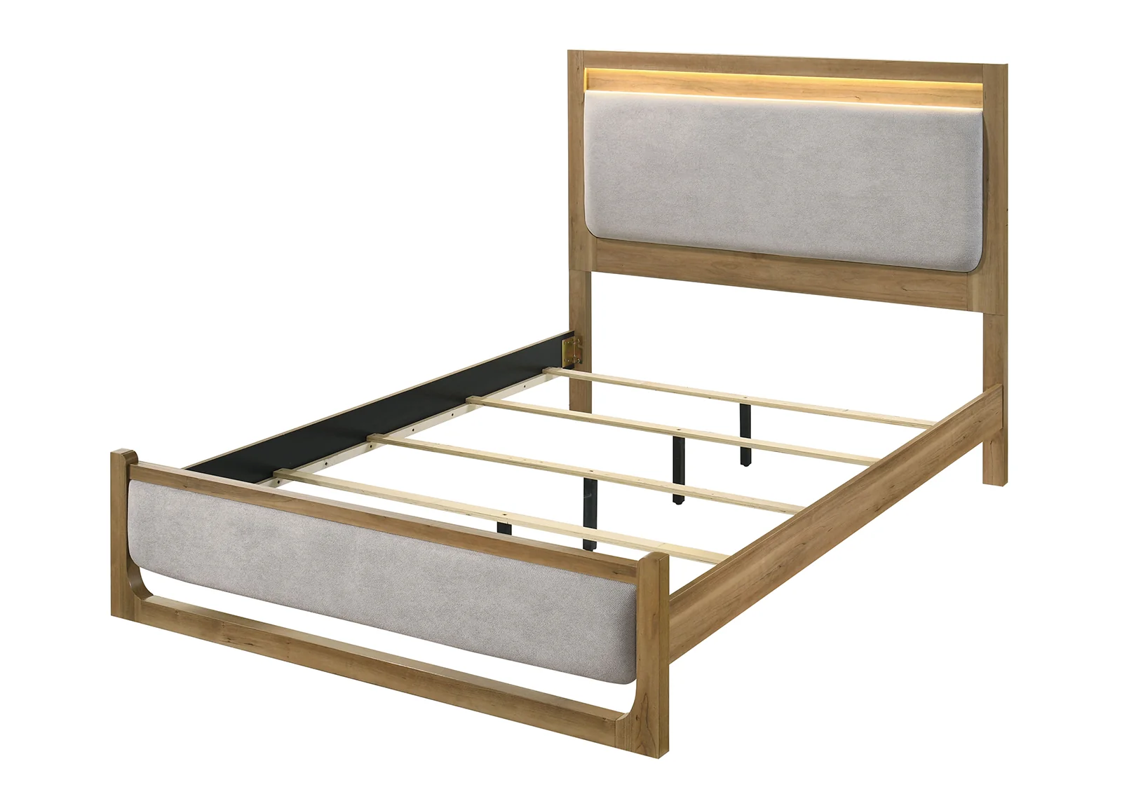 Elinora Natural 4 Pc LED Bedroom Collection - Image 5