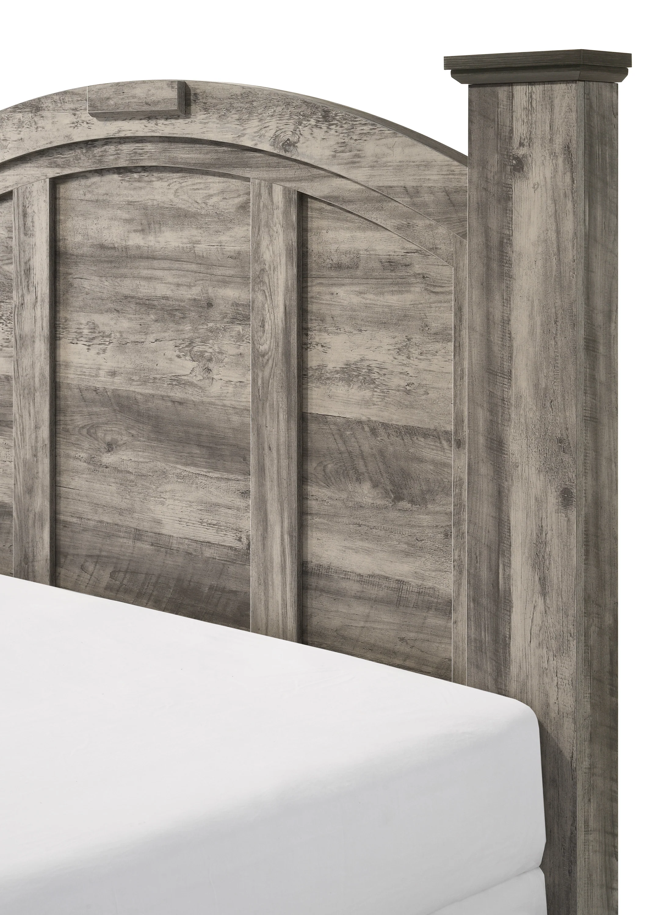 Ella-Mae 4 Pc Grey Rustic Bedroom Collection - Image 5