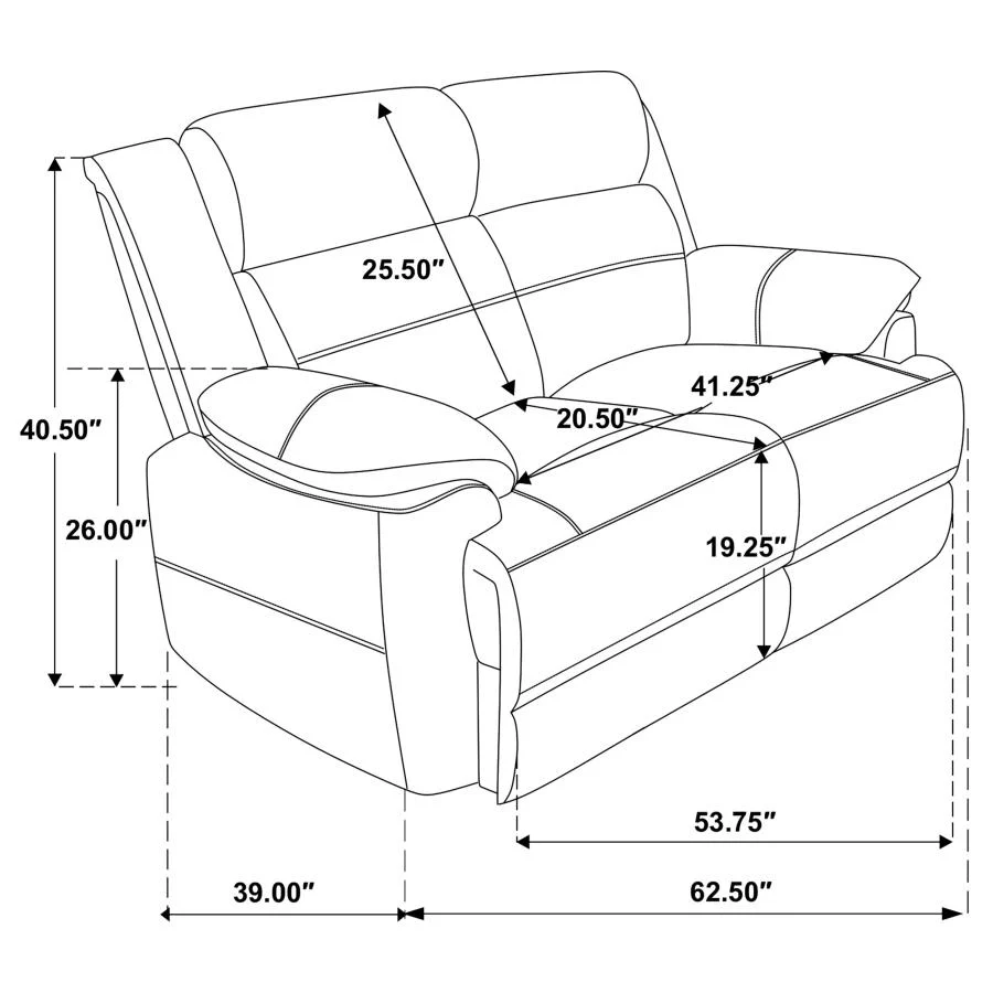 Ellington 2 Pc Upholstered Sofa Set 508281-S2 - Image 12