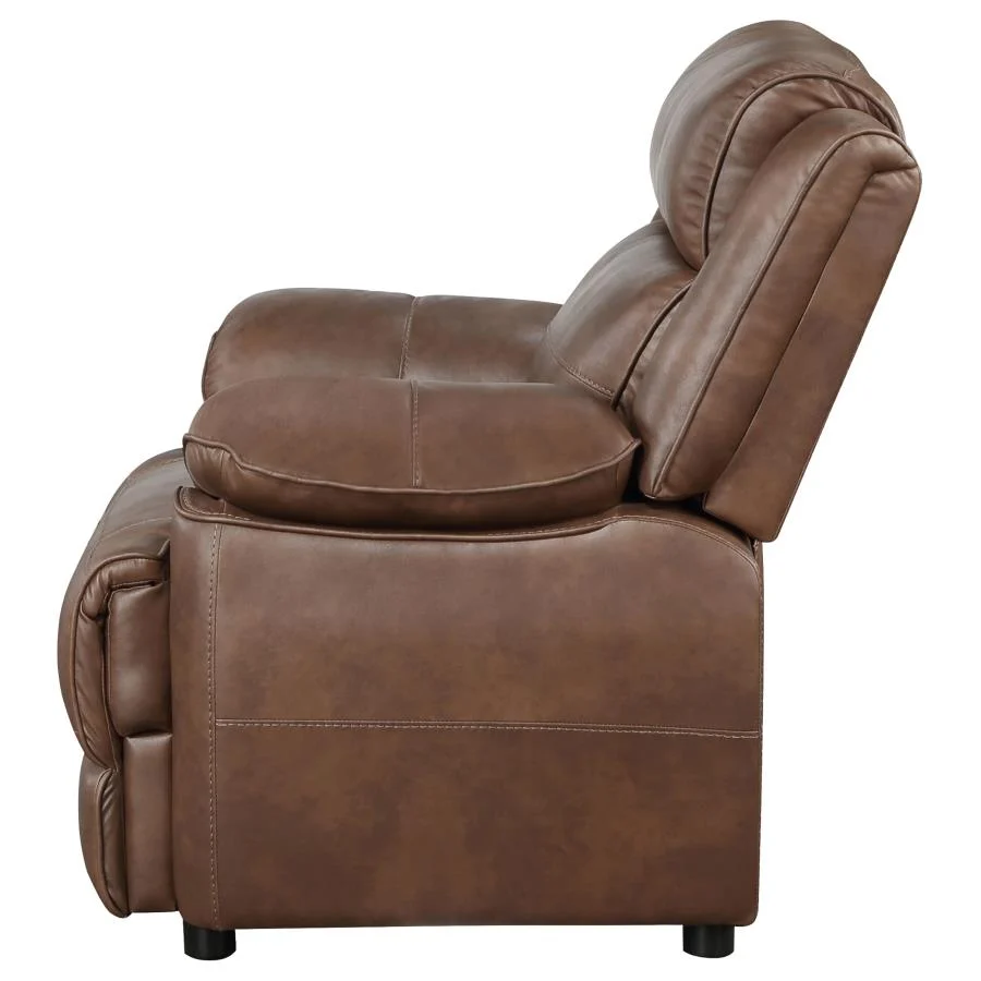 Ellington Brown Upholstered Accent Chair - Image 5