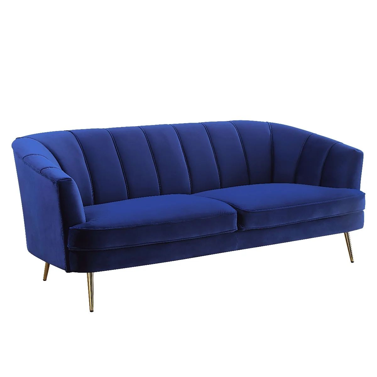 Eivor Blue Velvet Sofa by Acme - Exclusive Design - Image 2