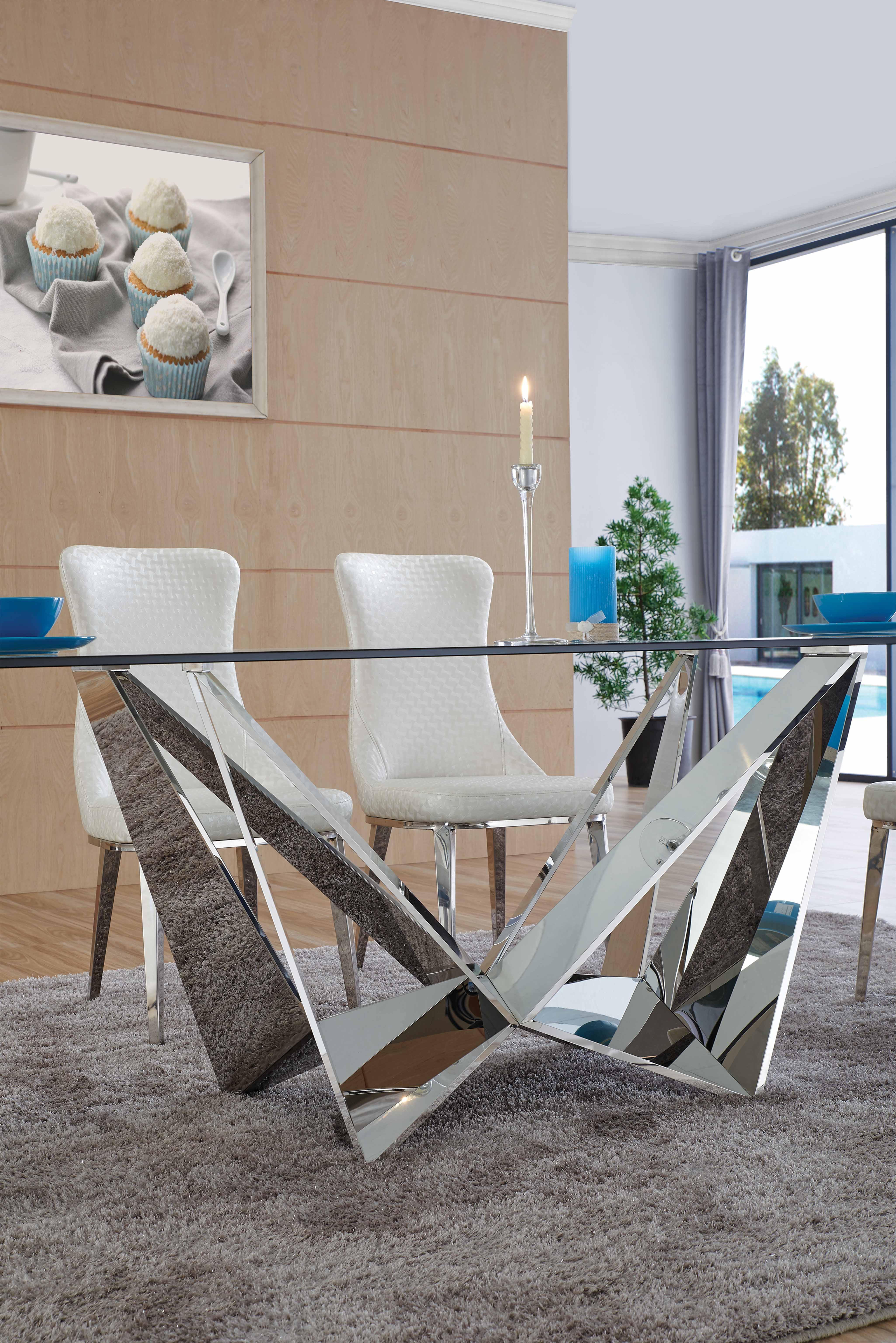 ESF 2061 Dining Collection Glass Table Top - Image 2