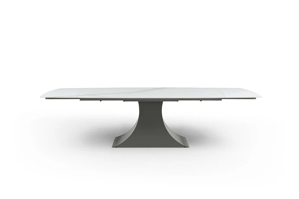 ESF 9437 Expandable Dining Set - Dark Gray Chairs - Image 3