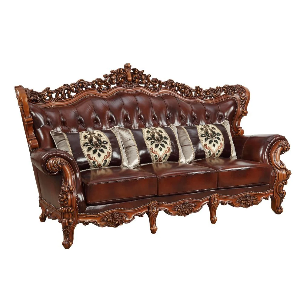 Eustoma Sofa Collection by Acme 53065 - Top Grain Leather - Image 2