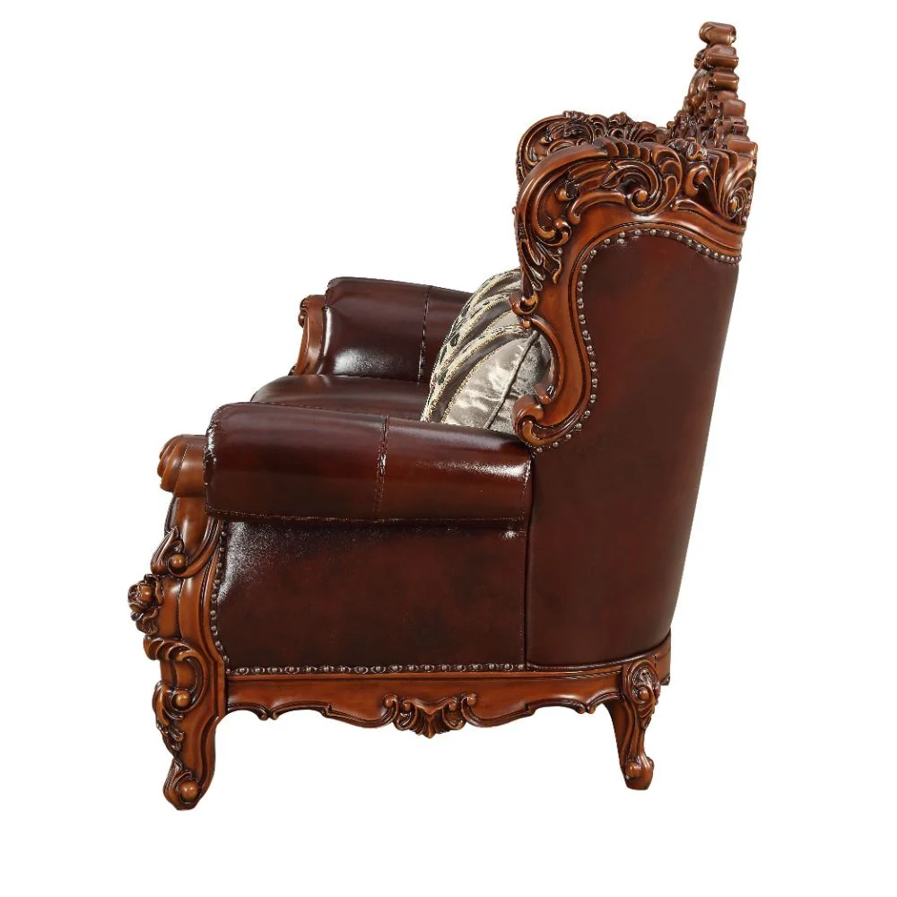 Eustoma Sofa Collection by Acme 53065 - Top Grain Leather - Image 4