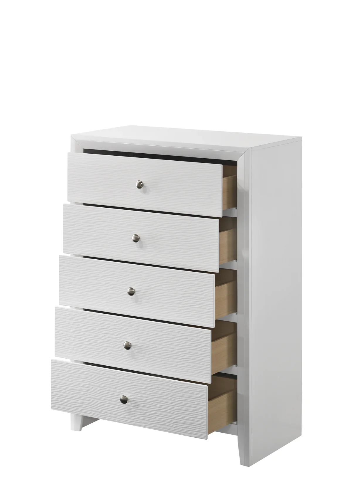 Evan B4710-4 White 5 Drawer Chest - Image 2