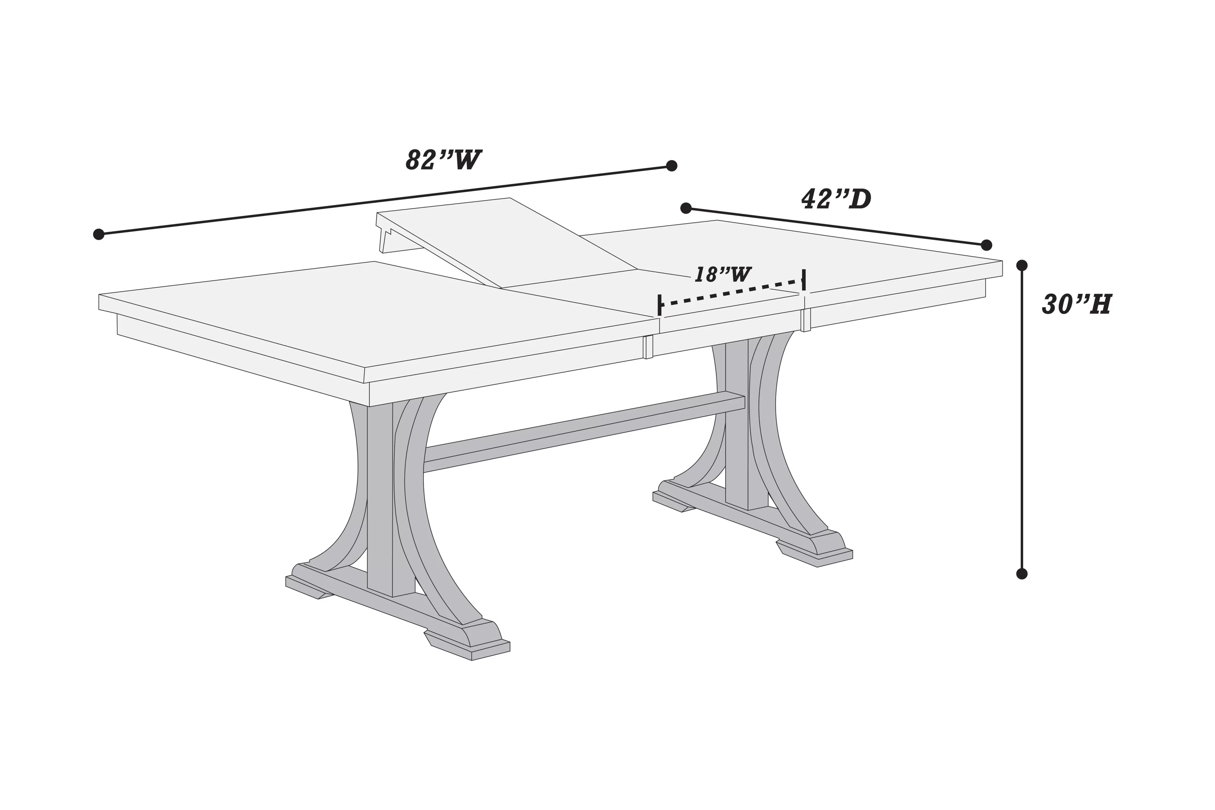 F2703 Poundex 7 Pc Dining Set - Image 4