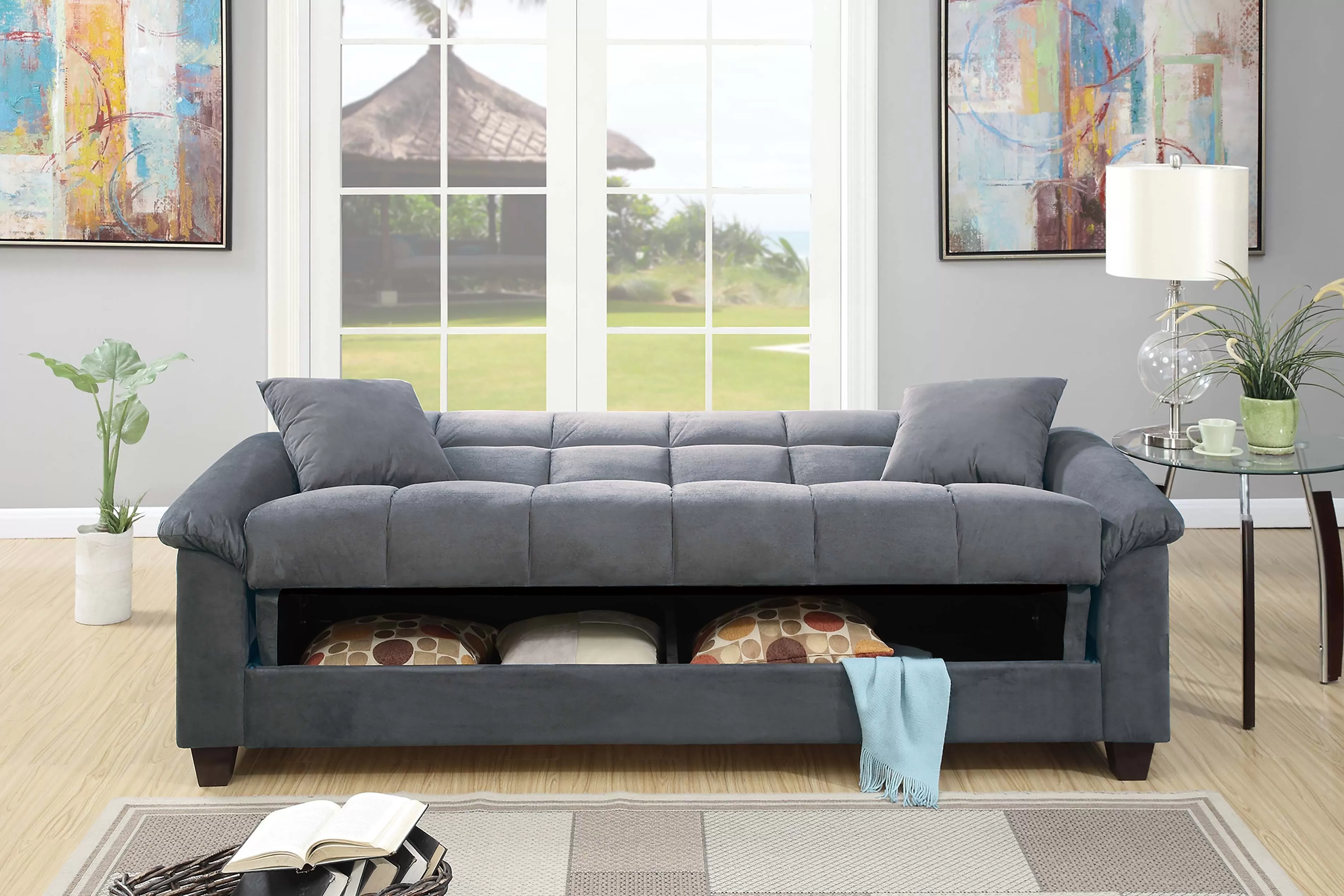 F8500 Bravo Futon Gray - Image 2