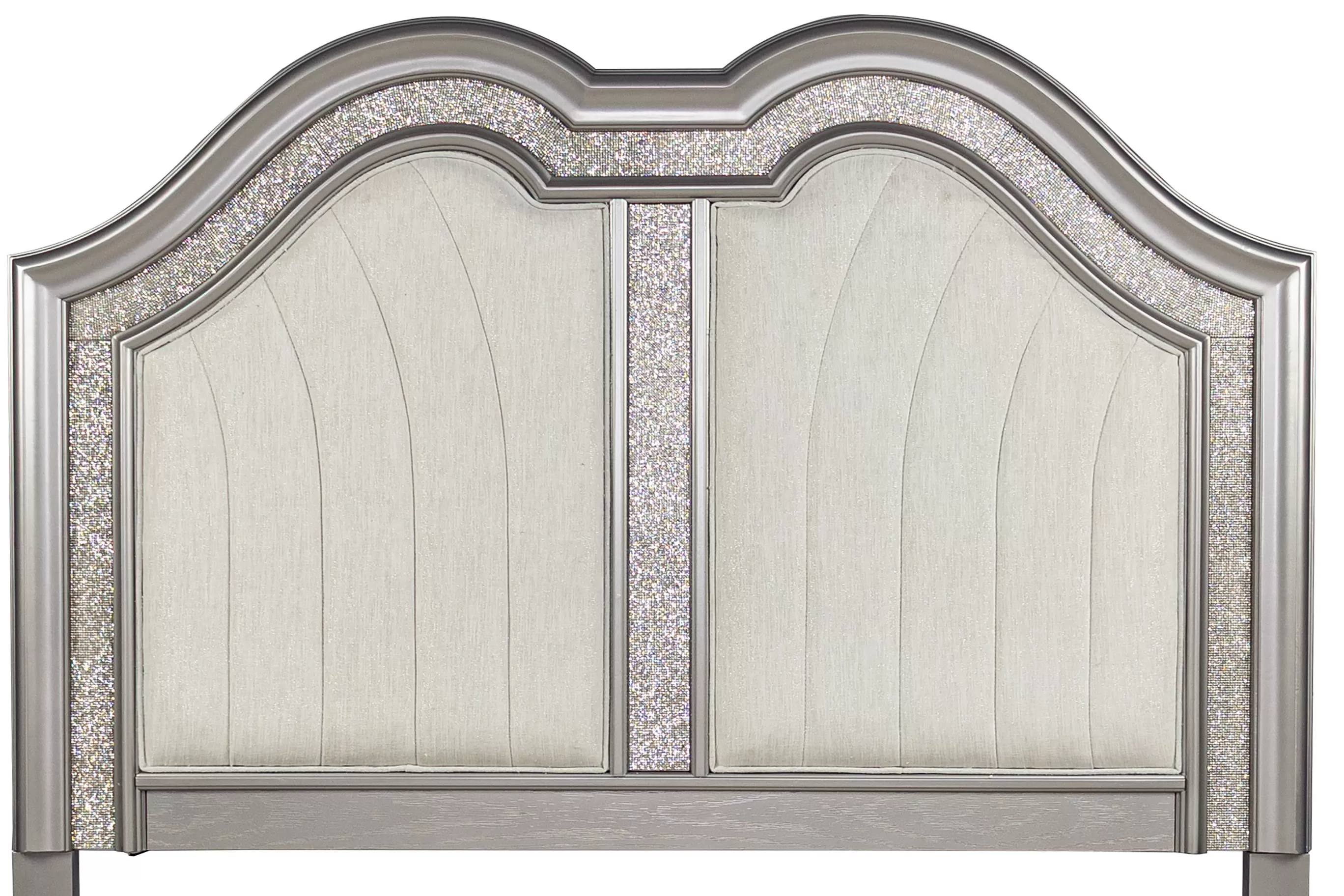 F9671 Gray 4 Pc Bedroom Set w/LED Headboard - Image 4