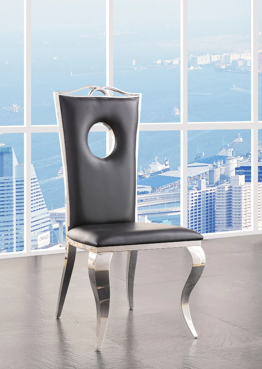 Fabiola Dining Collection by Acme Furniture - Stainless Steel - Image 6