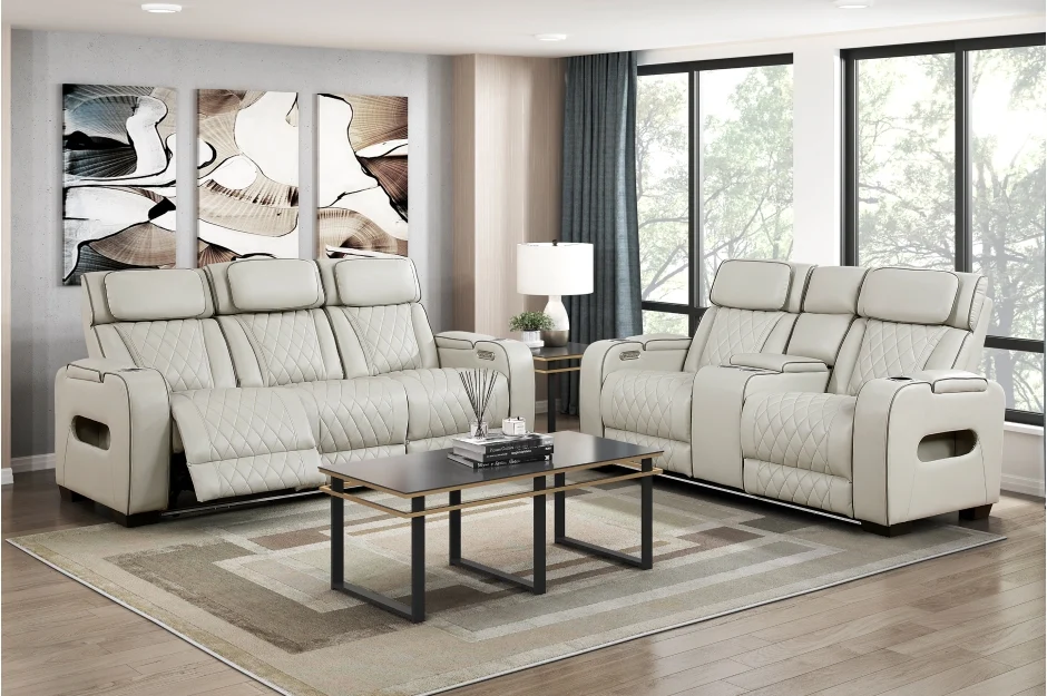 Fairway Living Room Sofa Set Power Recliners