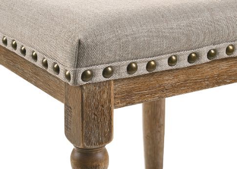 Farsiris 77175 Dining Set - Weathered Oak Finish - Image 6