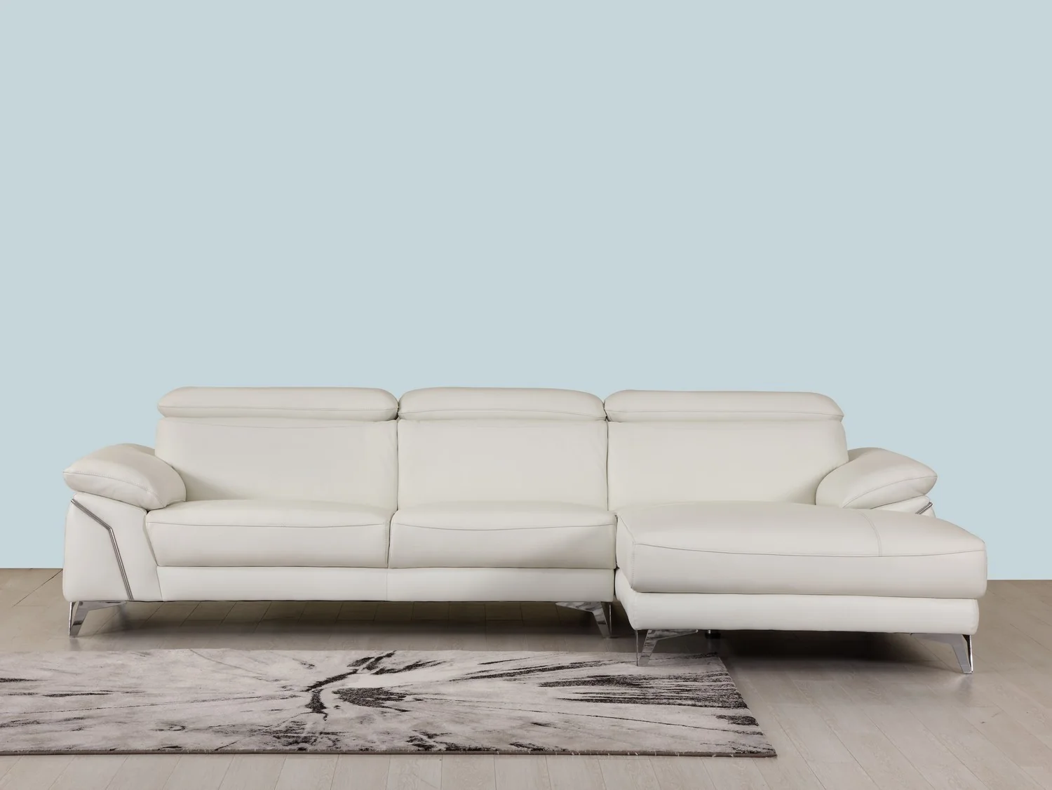 Global United 727 Ferrara Modern Sectional - Genuine Italian Leather - Image 3