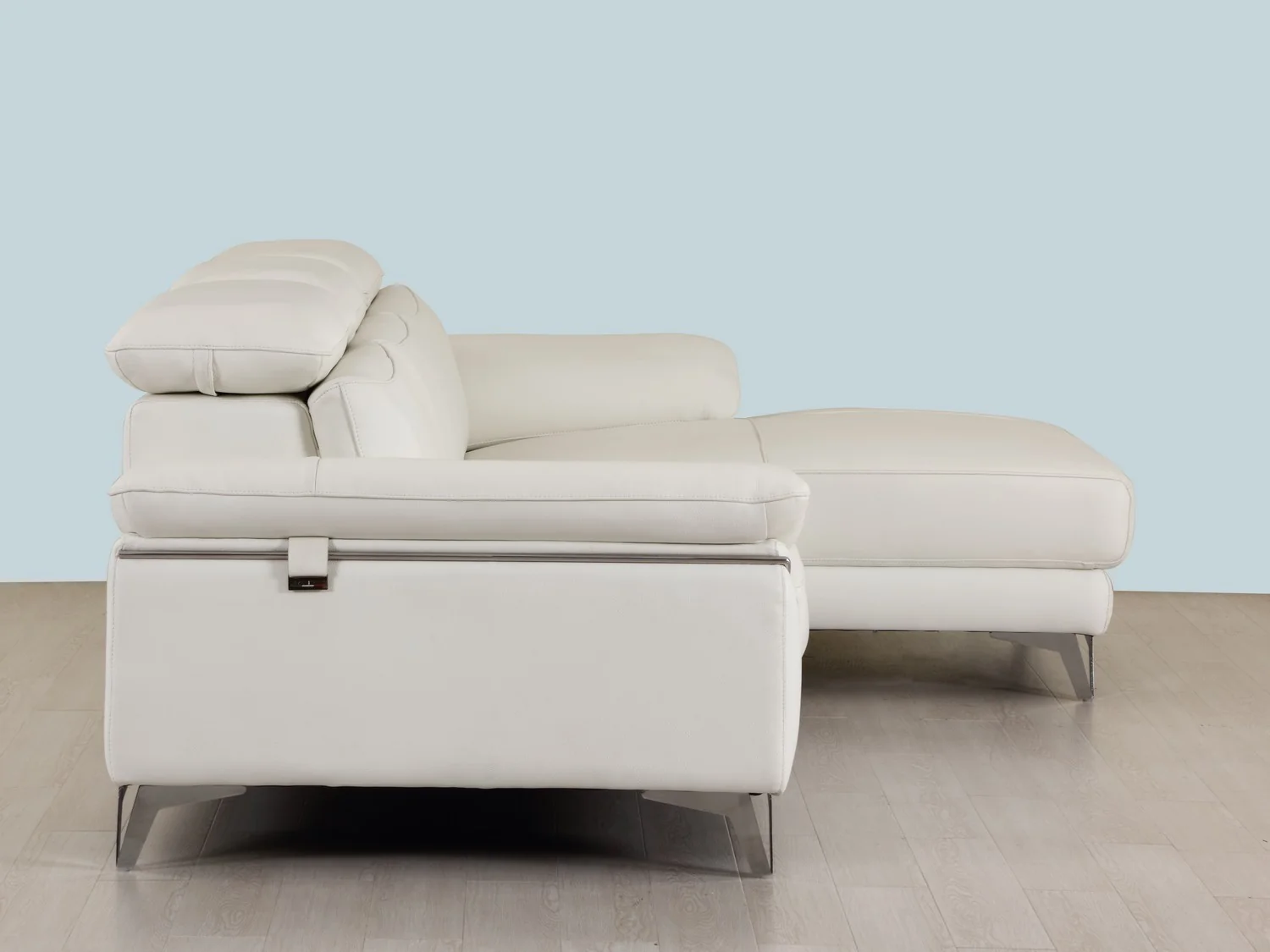 Global United 727 Ferrara Modern Sectional - Genuine Italian Leather - Image 4