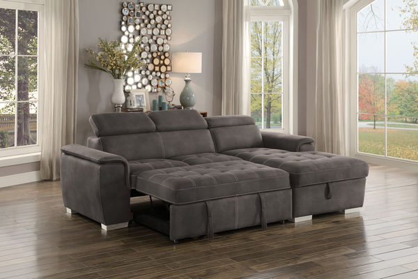 Ferriday Sectional 8228TP - Taupe - Image 2