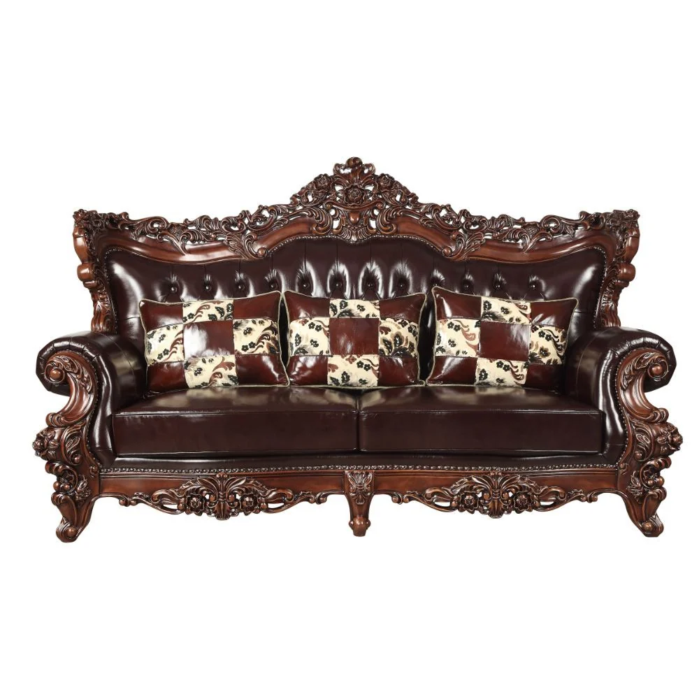 Acme Forsythia Sofa Collection - Top Grain Leather Match - Image 3