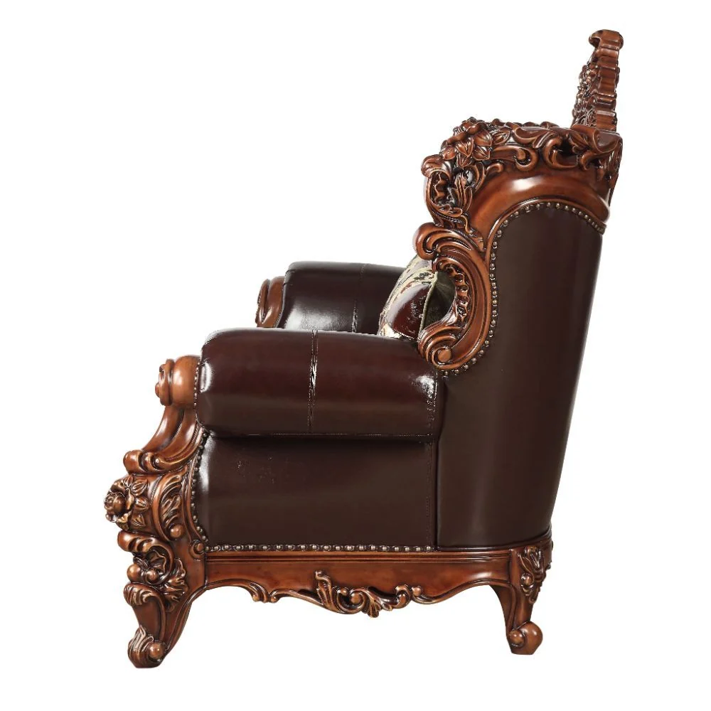 Acme Forsythia Sofa Collection - Top Grain Leather Match - Image 4