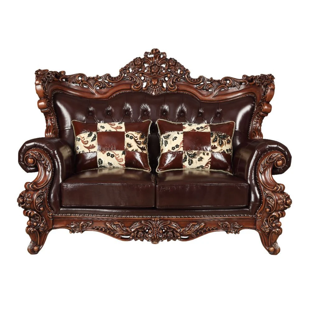 Acme Forsythia Sofa Collection - Top Grain Leather Match - Image 9