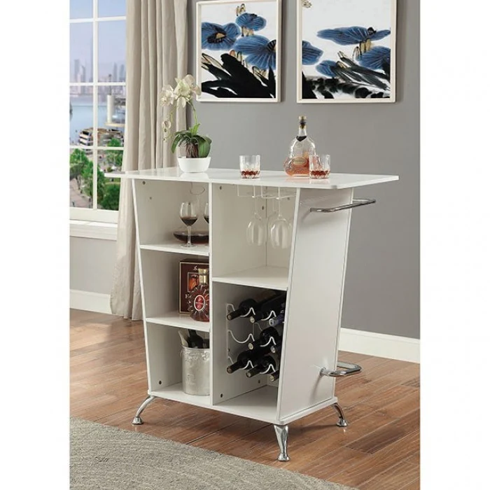 Fuero White Bar Table CM-BT6464WH - Image 3
