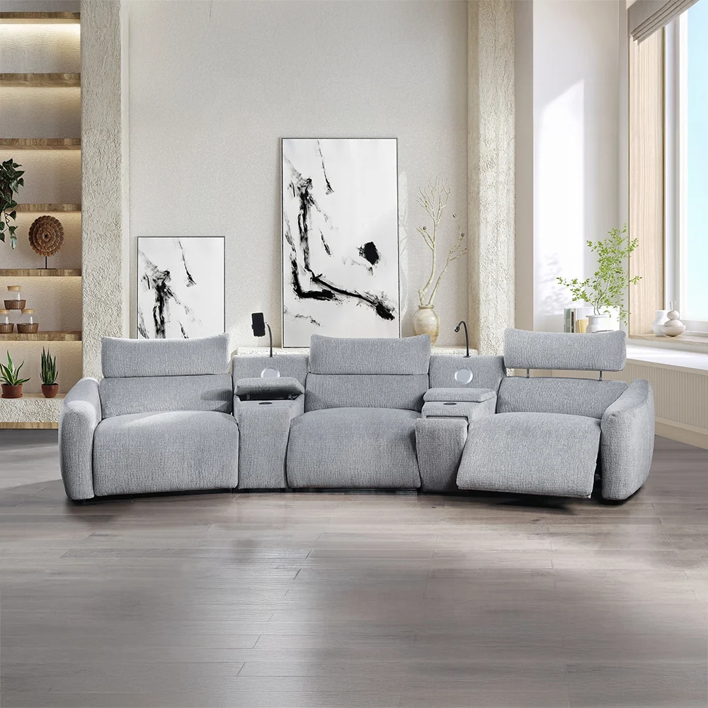 Fullar Power Motion Chenille Sectional