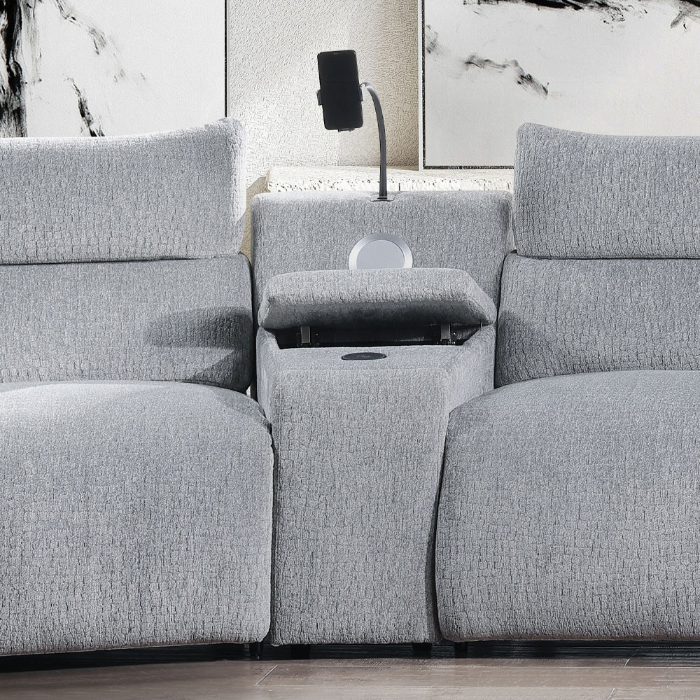 Fullar Power Motion Chenille Sectional - Image 10