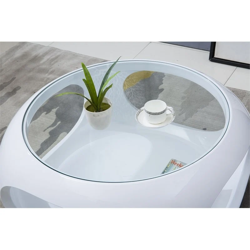 Artisan Furniture CT28W Modern White Coffee Table - Image 2