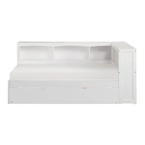 Galen Twin Bookcase Corner Bed Twin Trundle - Image 2