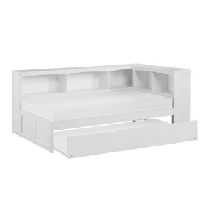 Galen Twin Bookcase Corner Bed Twin Trundle - Image 3