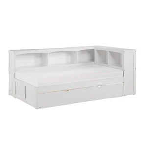 Galen Twin Bookcase Corner Bed Twin Trundle - Image 4