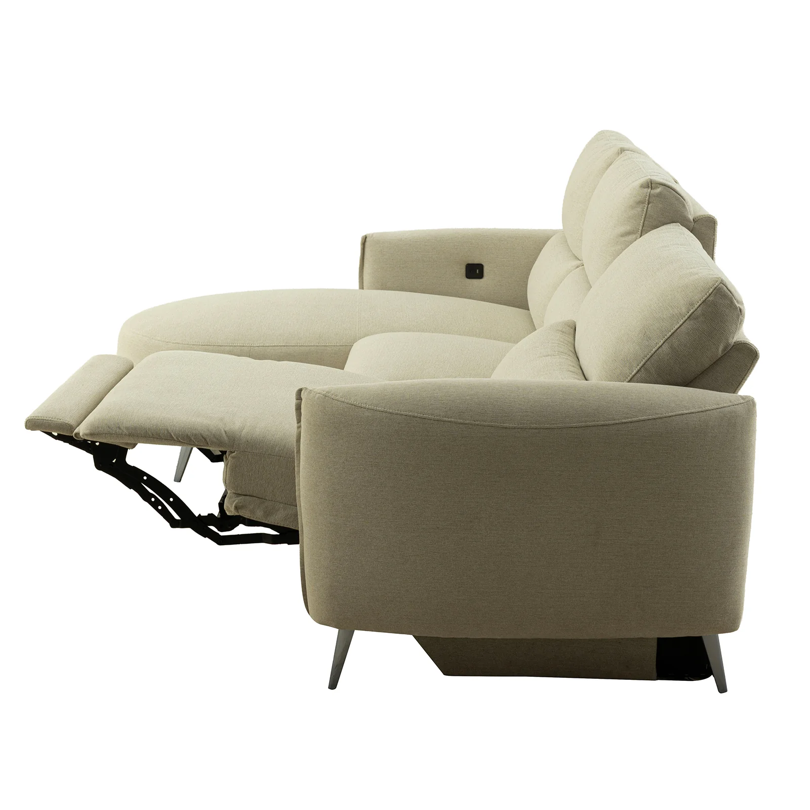 Galten Modern Motion Sectional - 3 Colors - Image 20