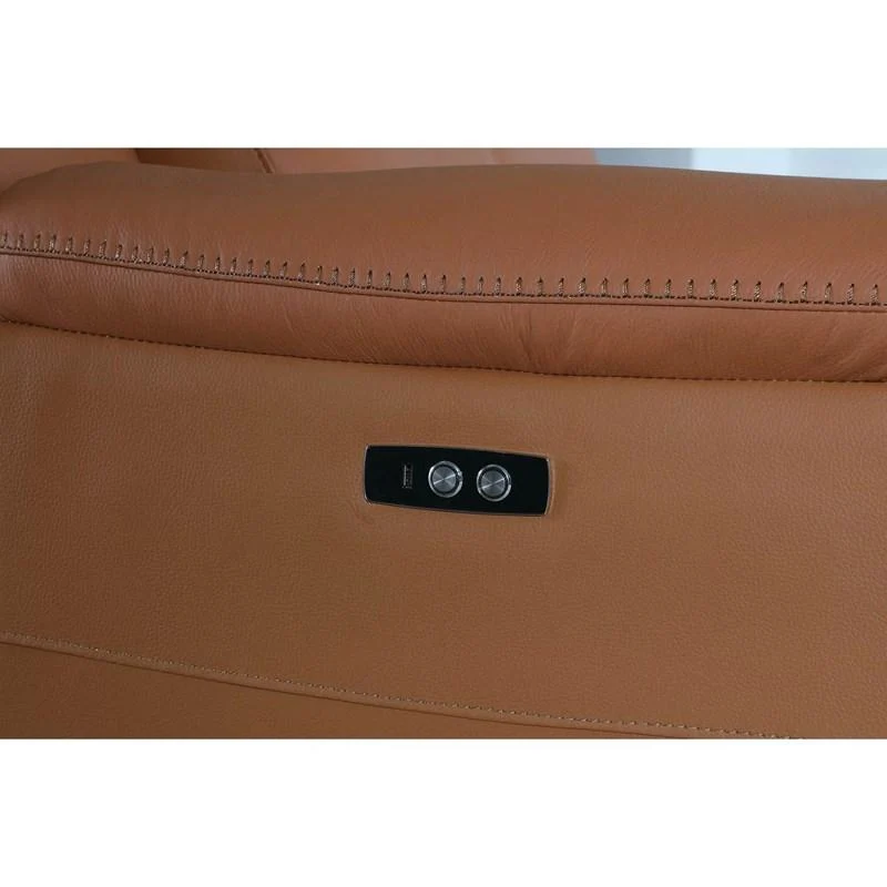 Global 9762 Genoa 6 Pc Power Sectional - Camel - Image 8