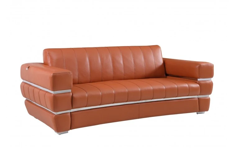 Global United 904 Gianna 2 Pc Sofa Set - Camel - Image 2
