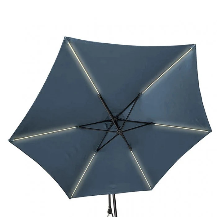 Glam Cantilver Umbrella & Base - Dark Sapphire - Image 2