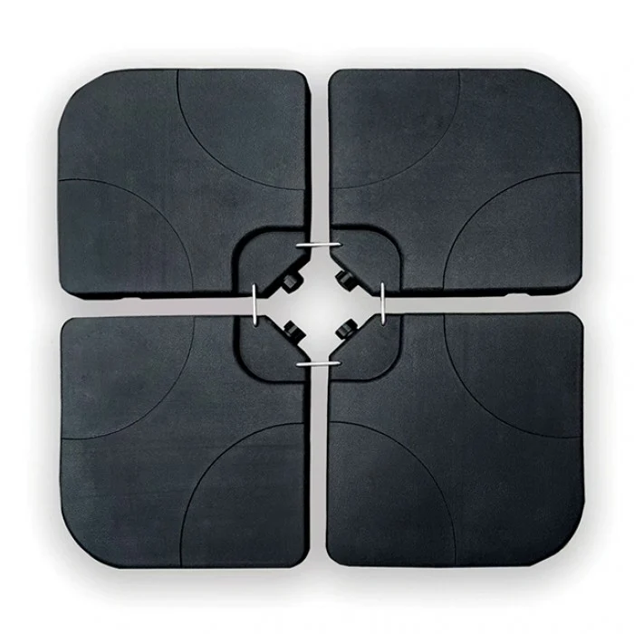 Glam Cantilver Umbrella & Base - Graphite - Image 5