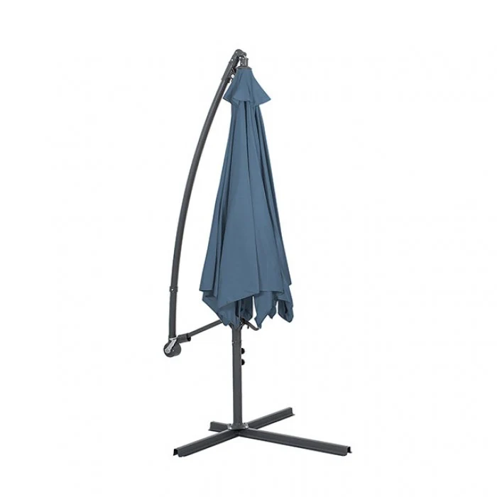 Glam Cantilver Umbrella & Base - Light Sapphire - Image 2