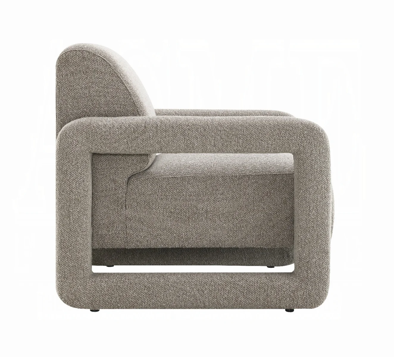 Glenda Gray Accent Chair LV05382 - Image 4