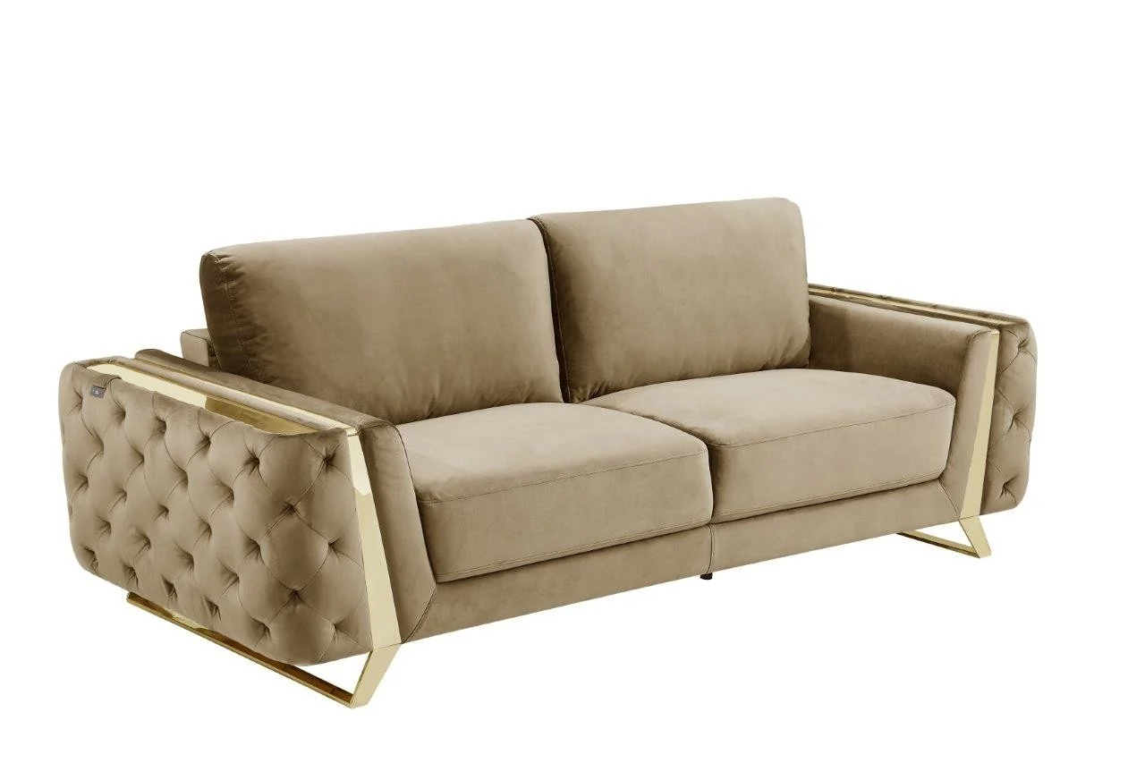 Global United 1051 Beige Sofa Collection - Image 12
