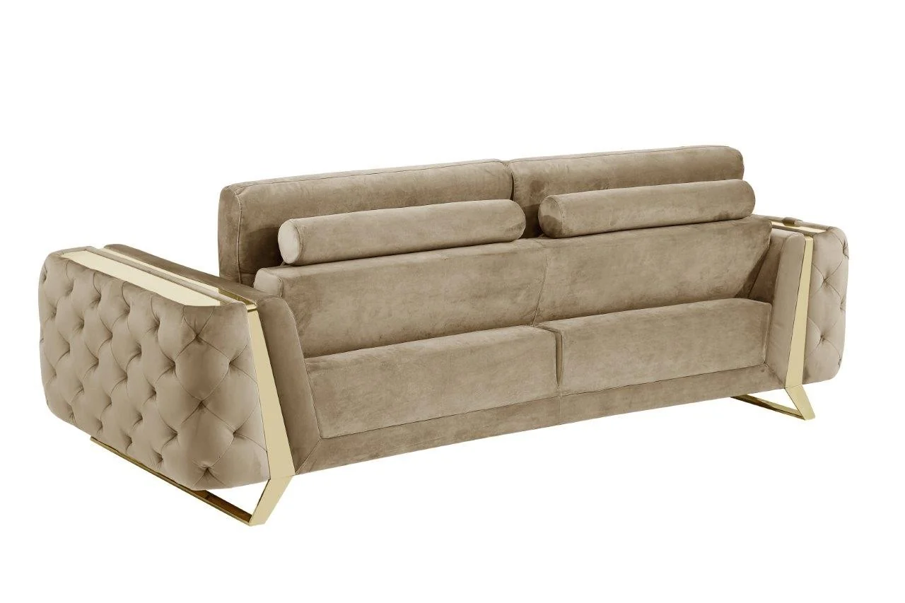 Global United 1051 Beige Sofa Collection - Image 14
