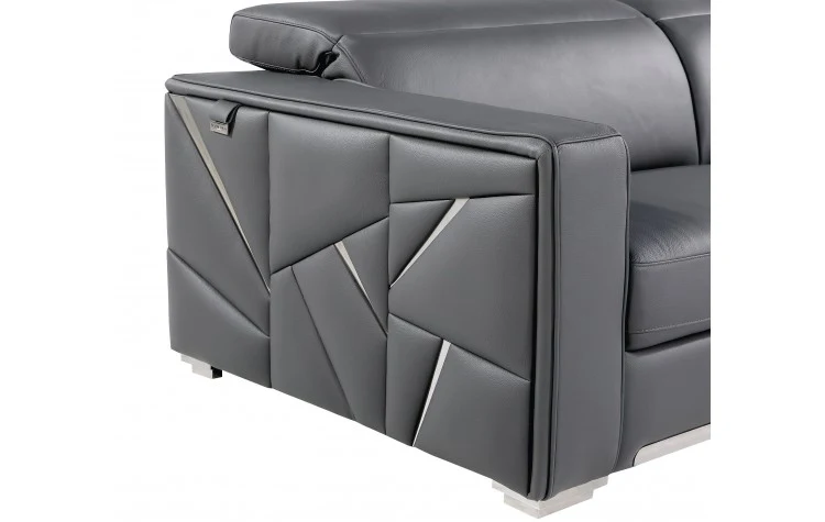 Global United 1120 Top Grain Italian - Dark Grey - Image 4