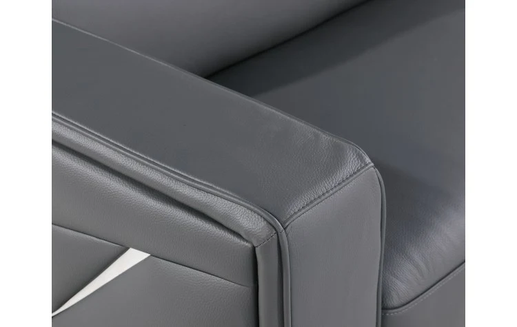 Global United 1120 Top Grain Italian - Dark Grey - Image 6