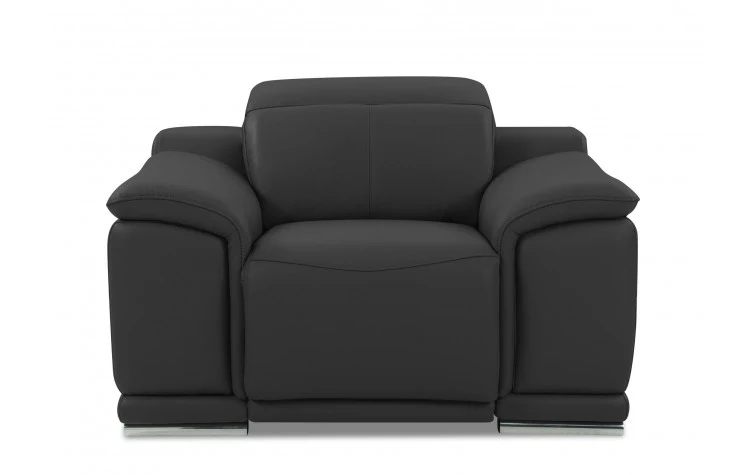 Global United 9762 Black 3 Pc Sofa Set - Image 4